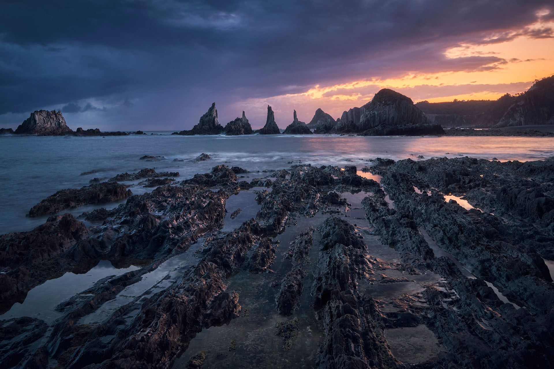 Playa de Gueirúa (Asturias - España)