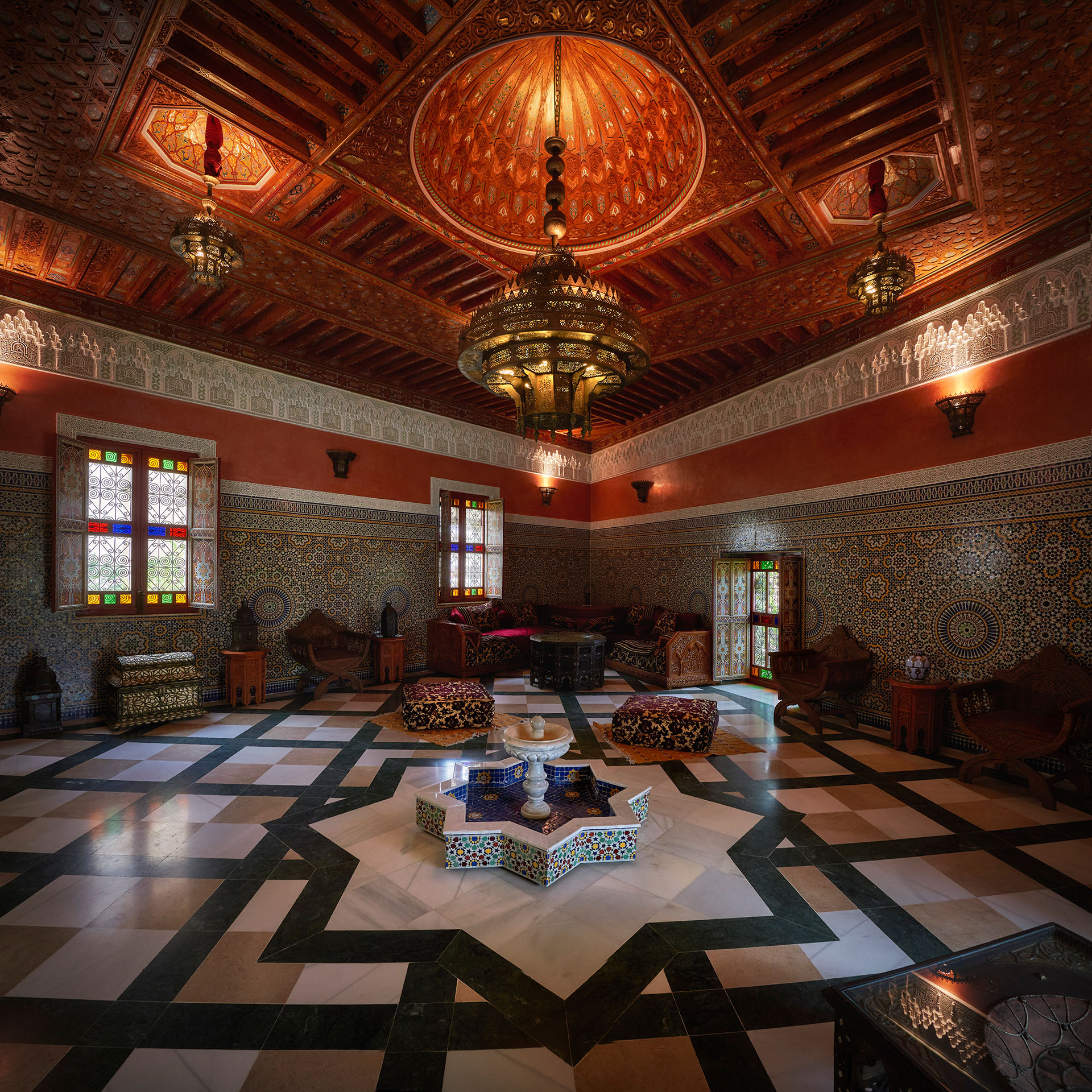 Sala musulmana del palacio Condes de Cervellón